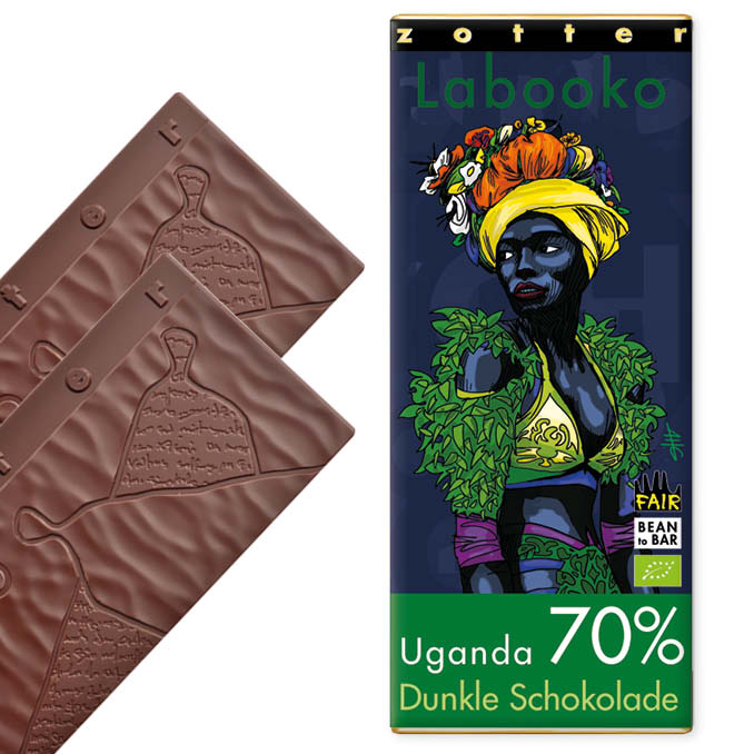 ZOTTER | »Labooko« Schokolade Uganda 70% | BIO | 70g
