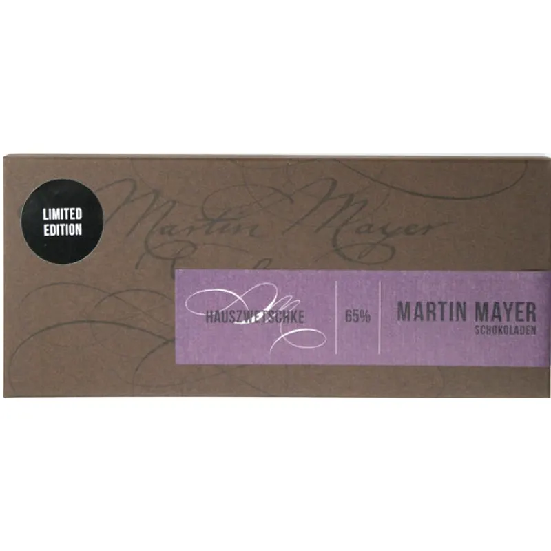 Schokolade aus Österreich von Martin Mayer Sorte Hauszwetschlke