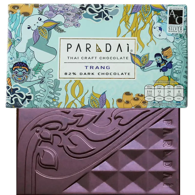 PARADAi | Dunkle Schokolade »Trang Thailand« 82% | 50g PARADAi | Dunkle Schokolade »Trang Thailand« 82% | 50g