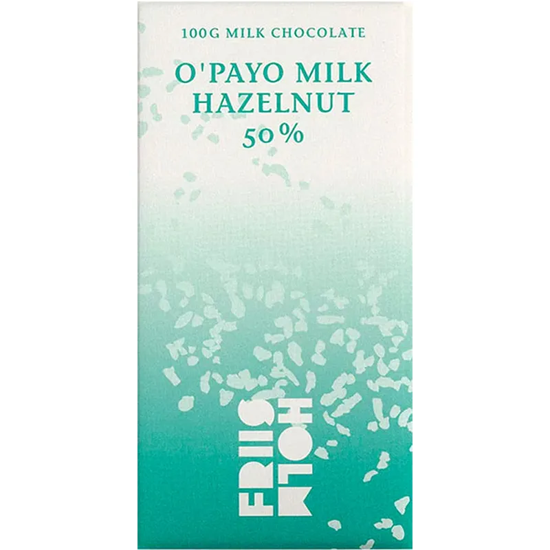 FRIIS-HOLM | Milchschokolade »O' Payo Milk Hazelnut« 50% | 100g FRIIS-HOLM | Milchschokolade »O' Payo Milk Hazelnut« 50% | 100g