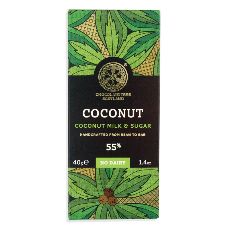CHOCOLATE TREE | Milchschokolade »Coconut Milk & Sugar« 55% | 40g 