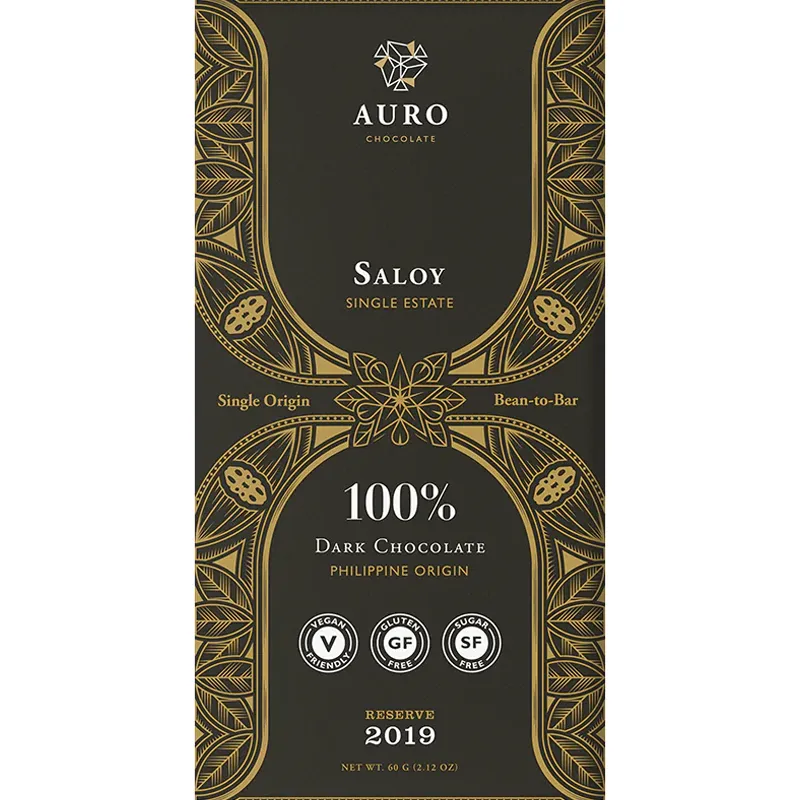 100% Schokolade von Auro von den Philippinen
