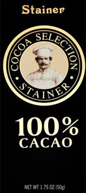 STAINER Schokoladen | Kakaomasse »100% Selection« 100% | 50g