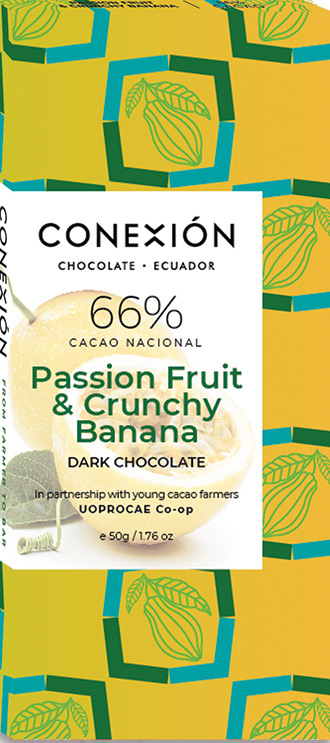 CONEXIÓN Chocolate | Schokolade »Passion Fruit« 66% | 50g
