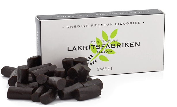 Lakritsfabriken Liquorice Sweet 40g – süßer Premium-Lakritz aus Schweden