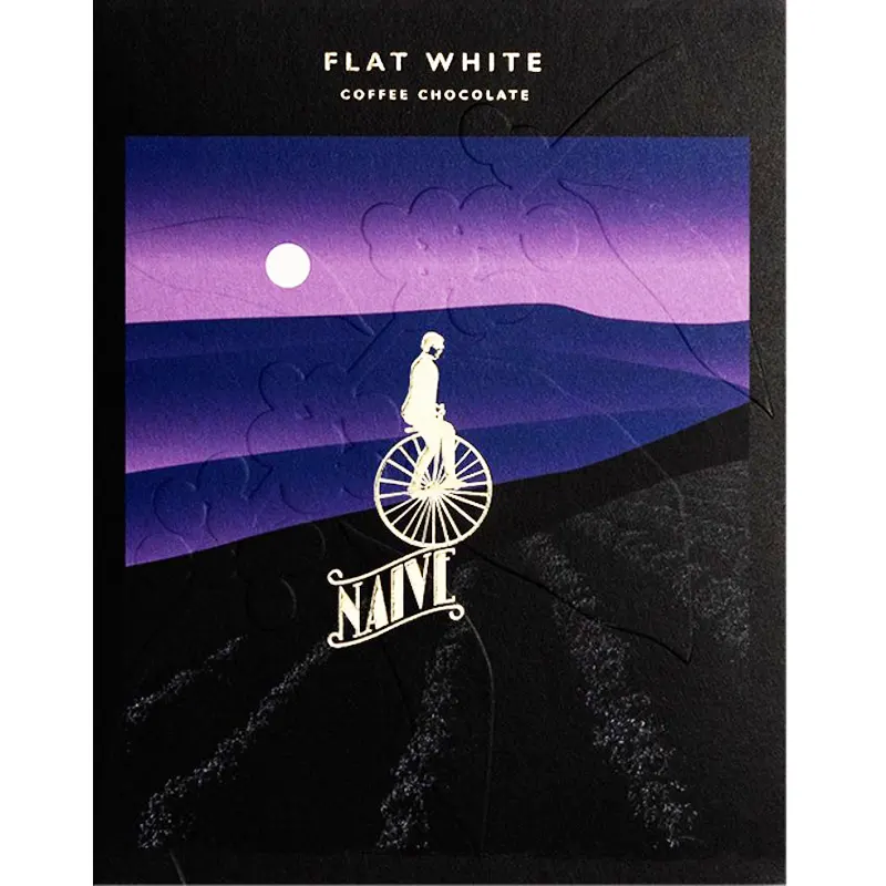 CHOCOLATE NAIVE | Milchschokolade & Kaffee »Flat White« 61% Beste Milchschokolade mit Kaffe von Chocolate Naive