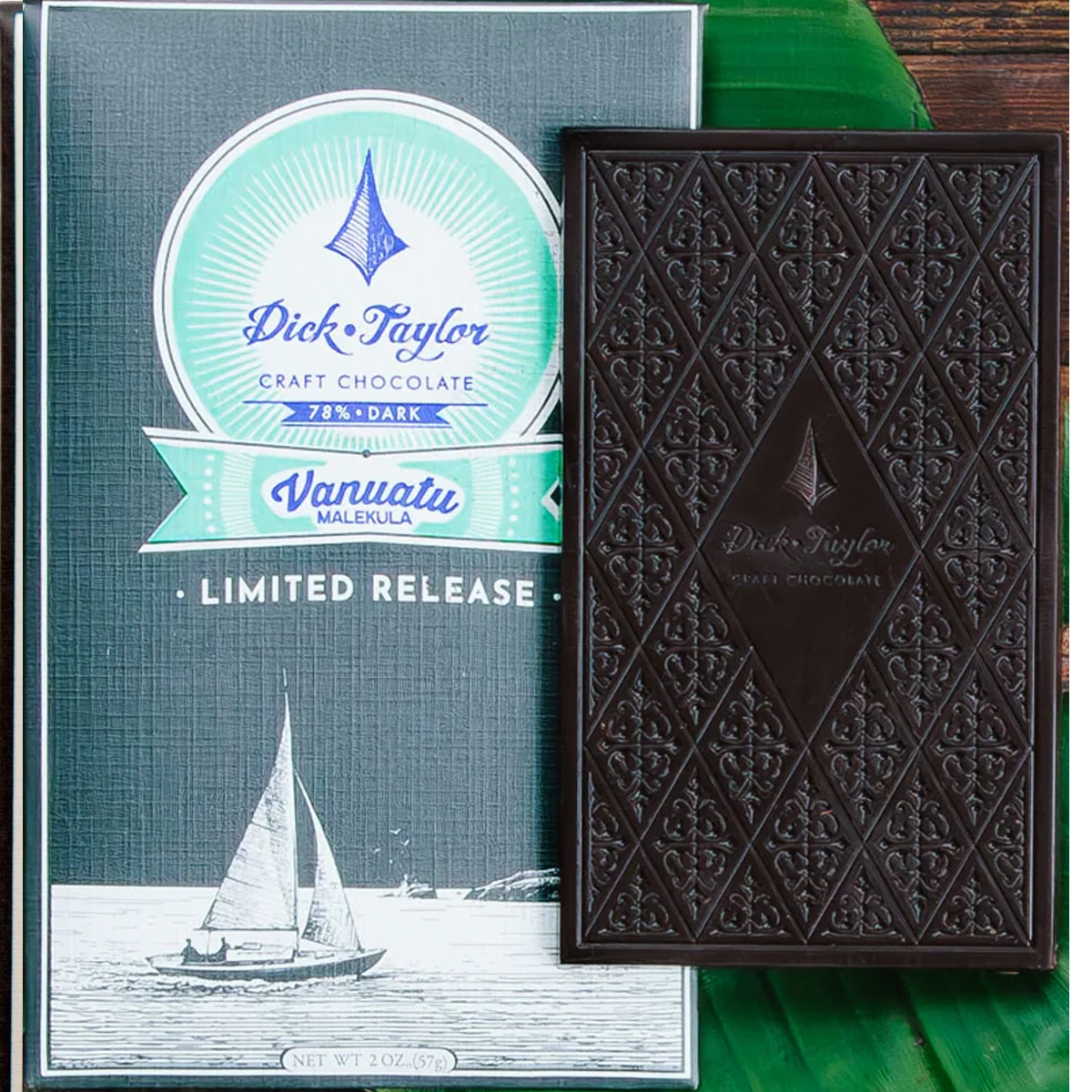 Bean-to-Bar Schokolade Dick Taylor Malekula 78 % mit Kakao von der Insel Malekula