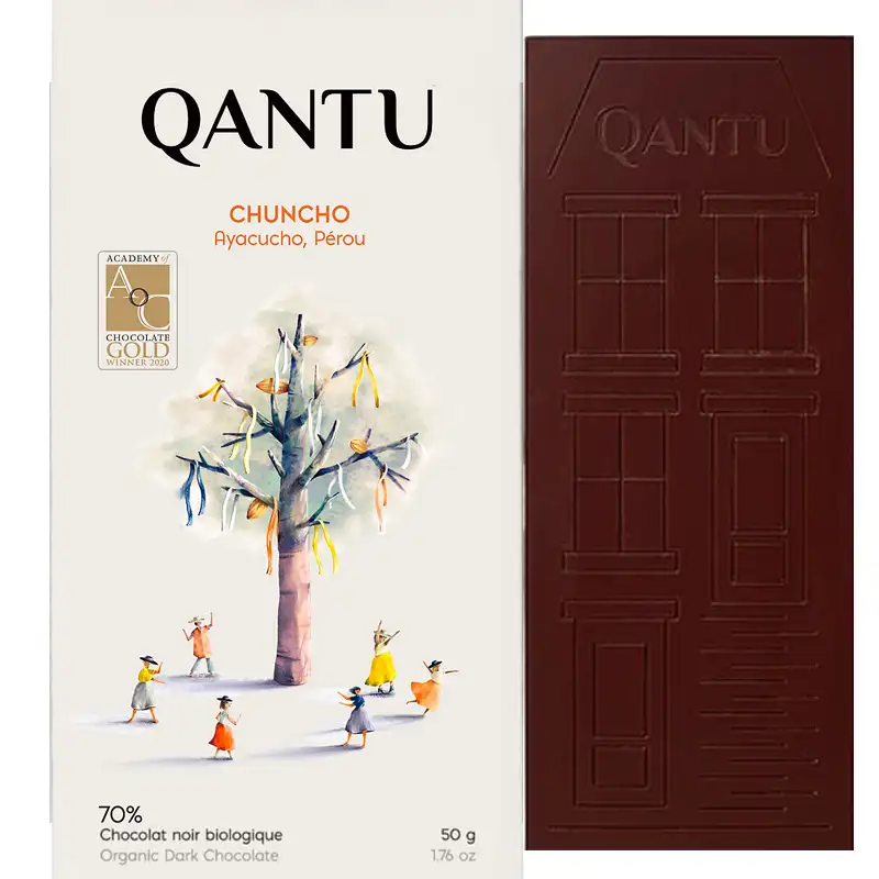 QANTU | Schokolade »Chuncho« Ayacucho Perou 70% | 50g Chuncho Ayacucho Peru Schokolade von Qantu Kanada
