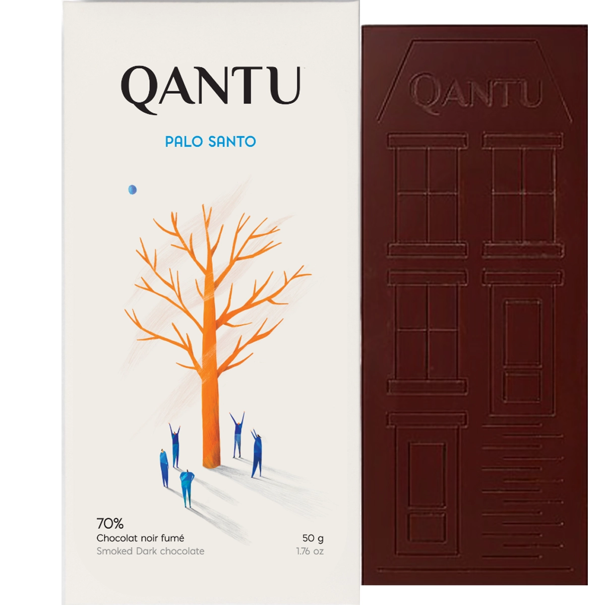Qantu Palo Santo 70 % – Gold-prämierte Single-Origin-Schokolade aus Bagua Peru