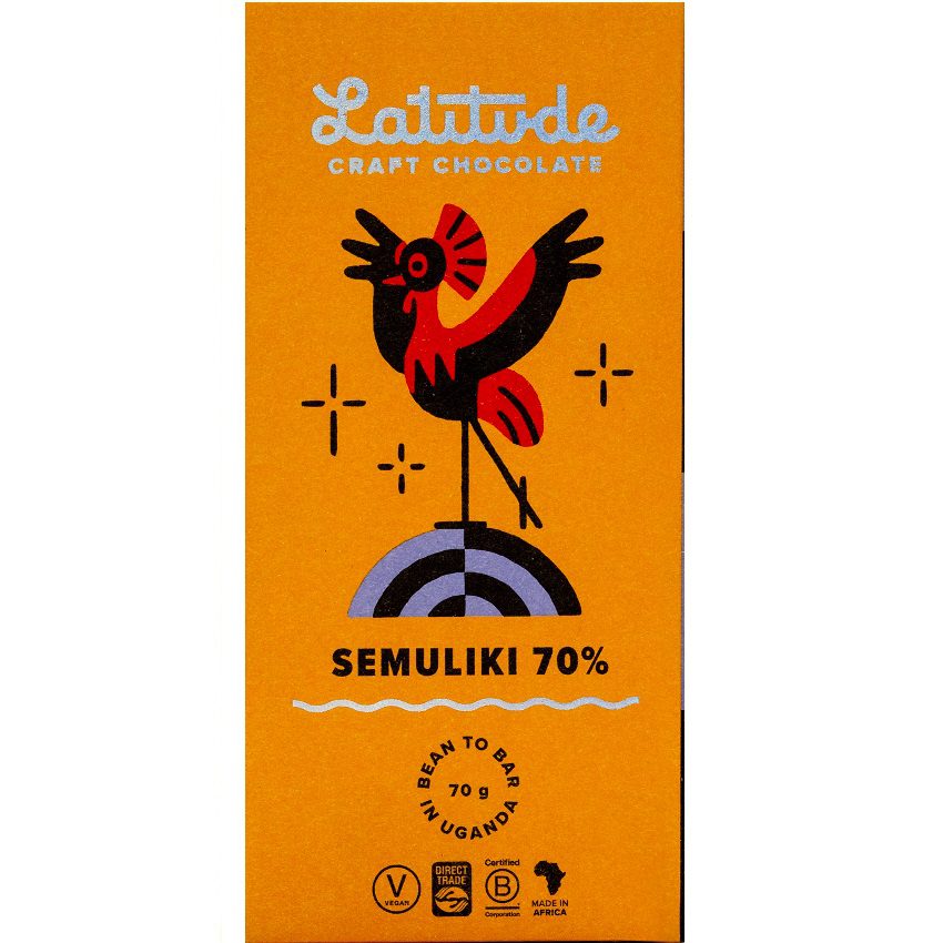 LATITUDE | Dunkle Schokolade »Semuliki - Uganda« 70% | 70g LATITUDE | Dunkle Schokolade »Semuliki - Uganda« 70% | 70g