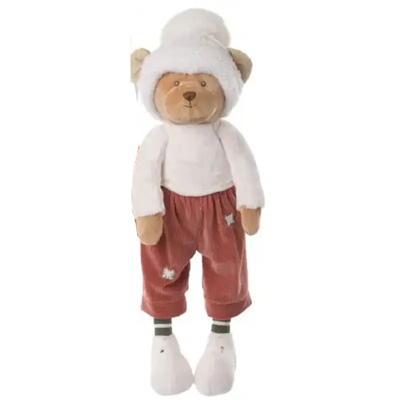 BUKOWSKI Design | Teddybär mit Mütze »The Great Colourful Mavi« weiß XL 60 cm marvi teddy bukowski