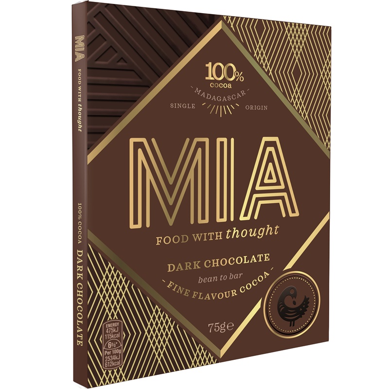 MIA Schokoladen | Premium »Madagascar« Kakaomasse 100% | 75g 