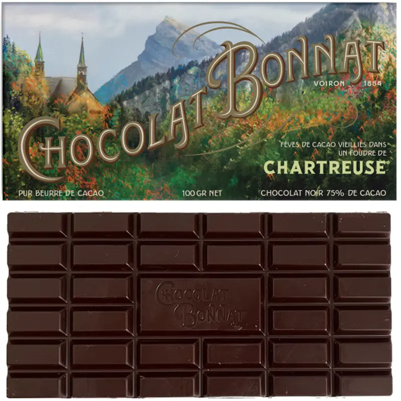 Chocolat Bonnat Chartreuse Schokolade 75% von Bonnat Frankreich