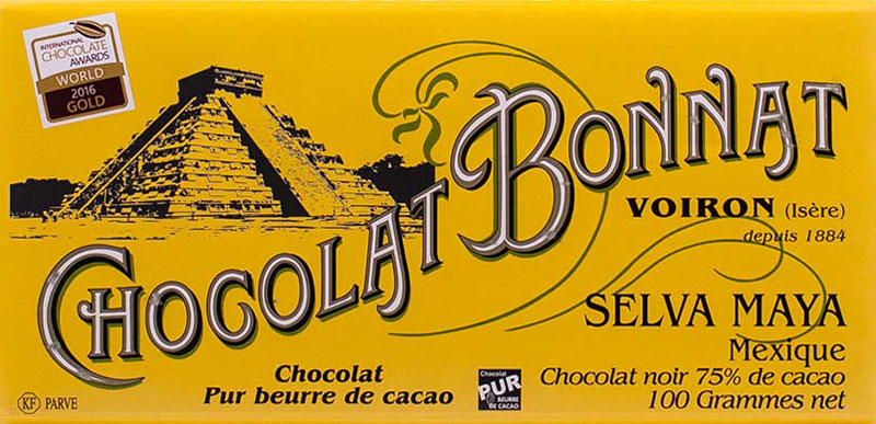 BONNAT | Dunkle Schokolade | Chocolat »Selva Maya« Mexique 75% | 100g