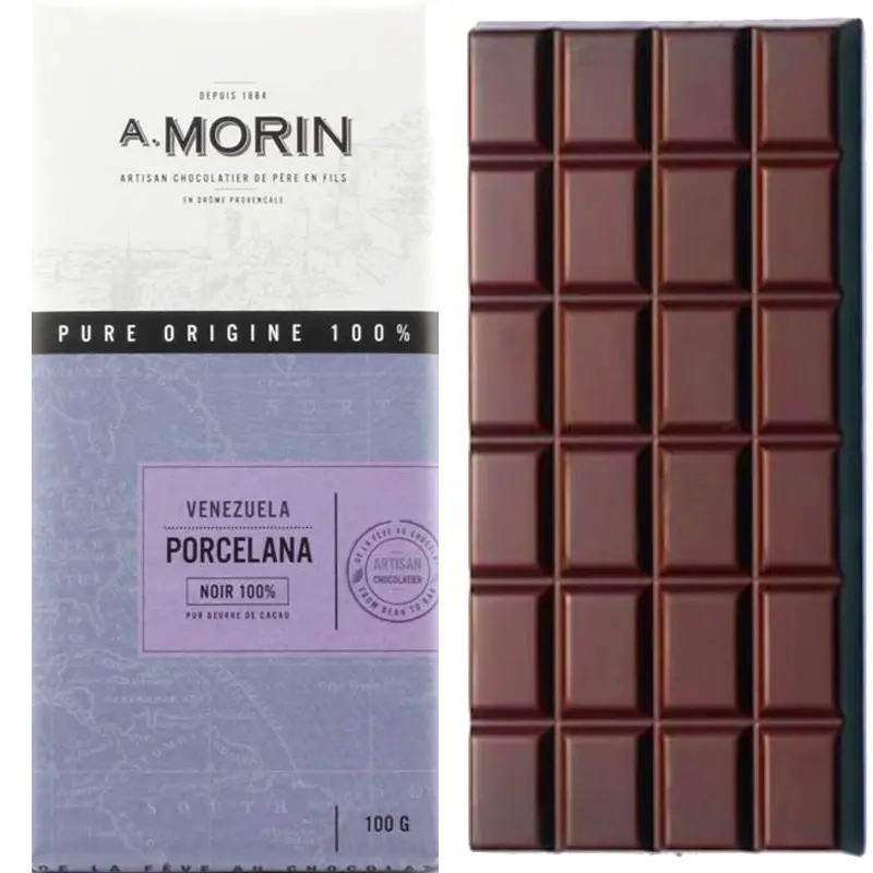 Beste Porcelana 100 Prozent Kakaomasse Venezuela Schokolade von A. Morin