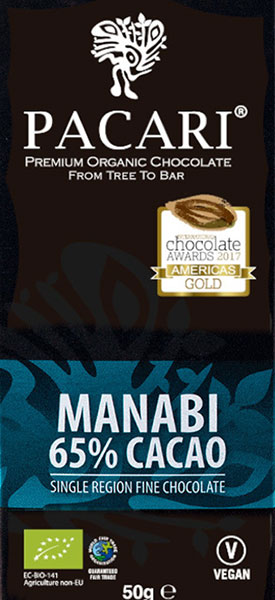 PACARI | Dunkle Schokolade »Manabi« Ecuador 65% BIO 