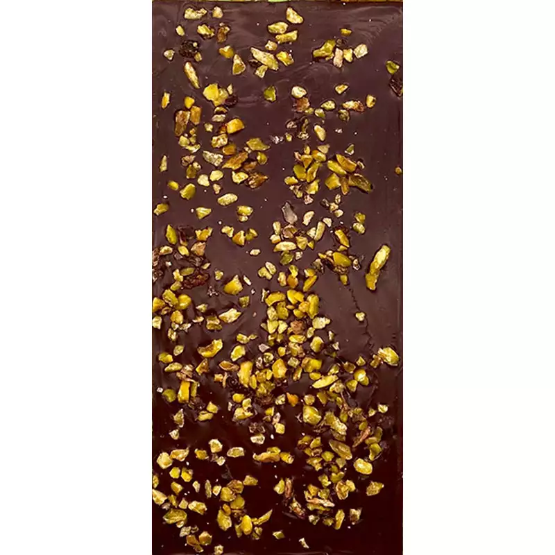 CHOCO DEL SOL | Milchschokolade & Pistazien »Salted Pistachio« | BIO | 58g MHD 24.11.2023