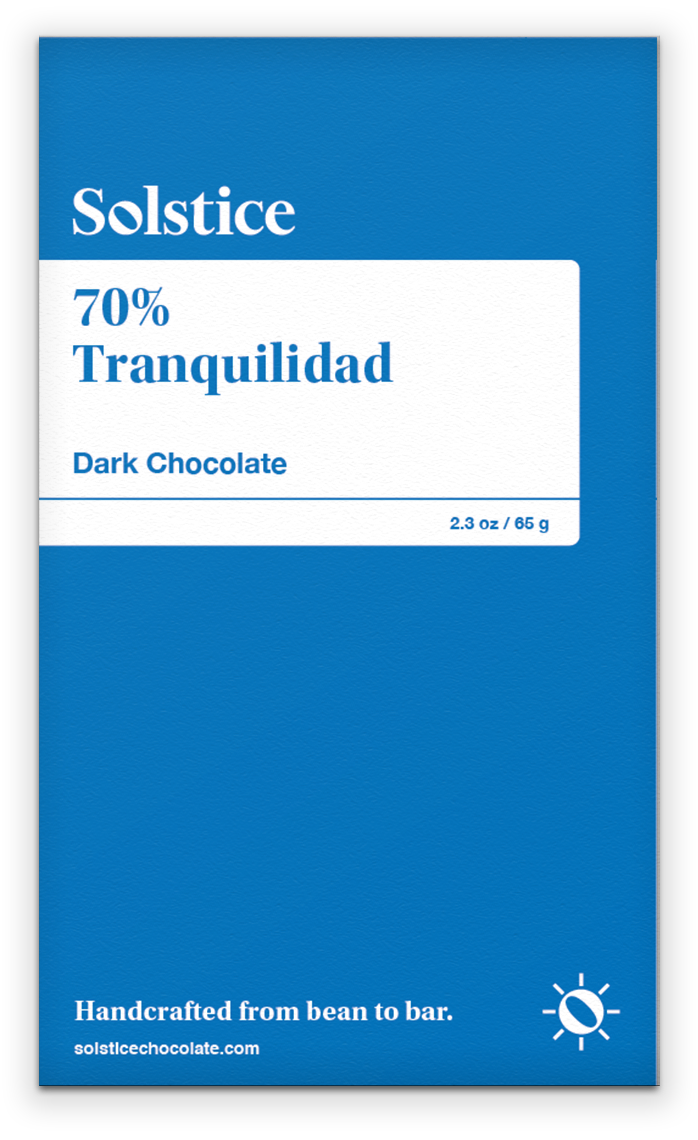 SOLSTICE Chocolate | Schokolade »Bolivia Tranquilidad« 70%