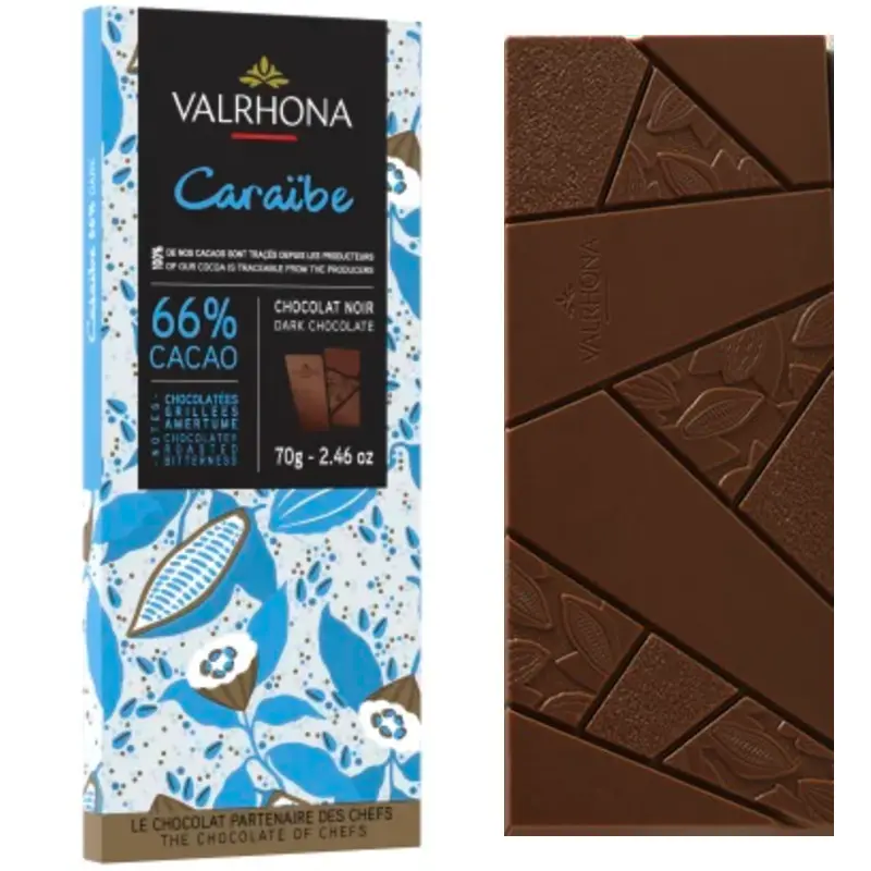 Dunkle Schokolade Caraibe mit 66% kakao von Valrhona