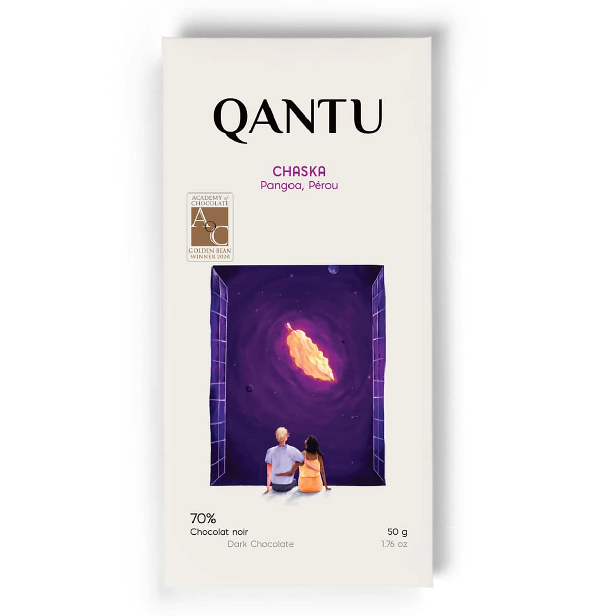 Peru Junín QANTU Chaska Bean-to-Bar Schokolade mit aromatischem Anden-Kakao