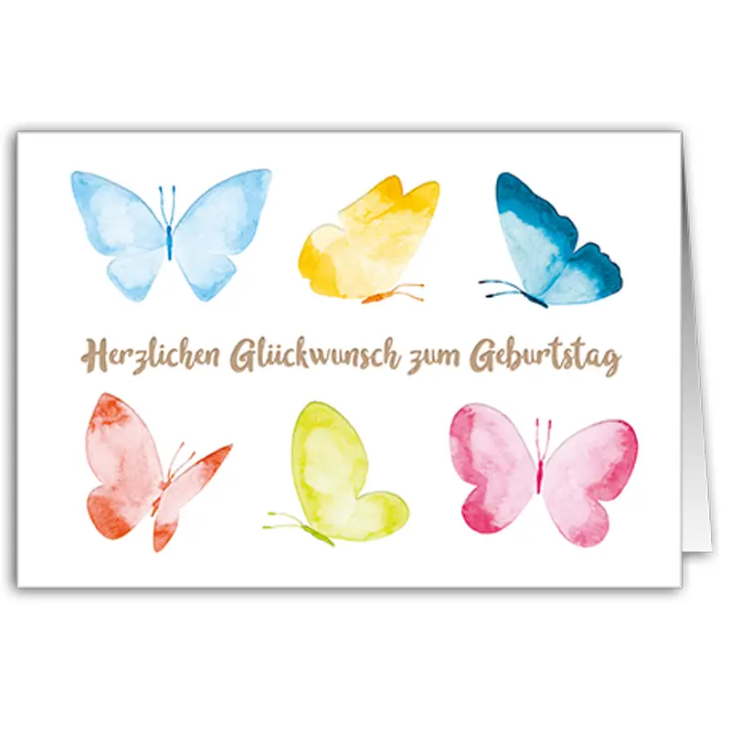 Grußkarte »Herzlichen Glückwunsch zum Geburtstag« Grußkarte »Herzlichen Glückwunsch zum Geburtstag«