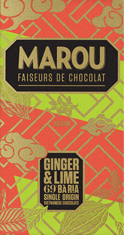 MAROU | Dunkle Schokolade Ba Ria »Ginger & Lime« 69% | 80g