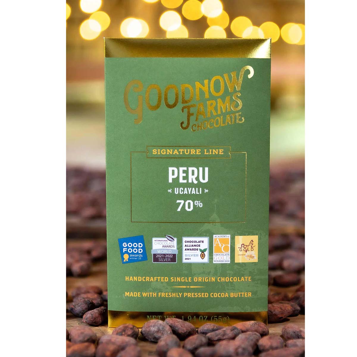 Peru Ucayali Schokolade von GOODNOW FARMS mit Edelkakao aus dem Amazonasgebiet