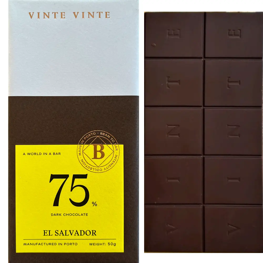 VINTE VINTE | Dunkle Schokolade El Salvador »75%« 75% | 50g