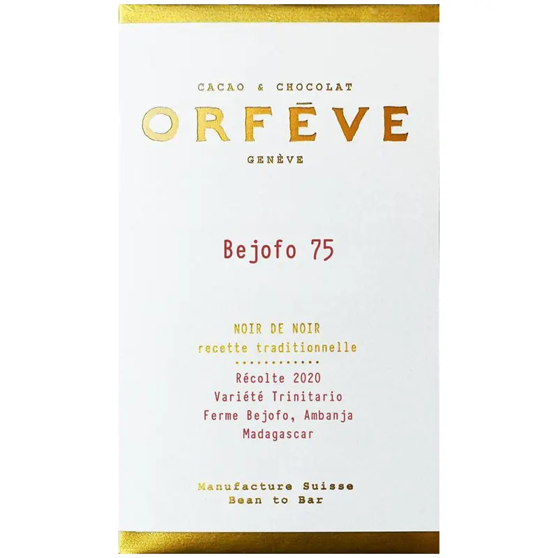 Noir de Noir dunkle schweizer Schokolade aus gend von Orfeve