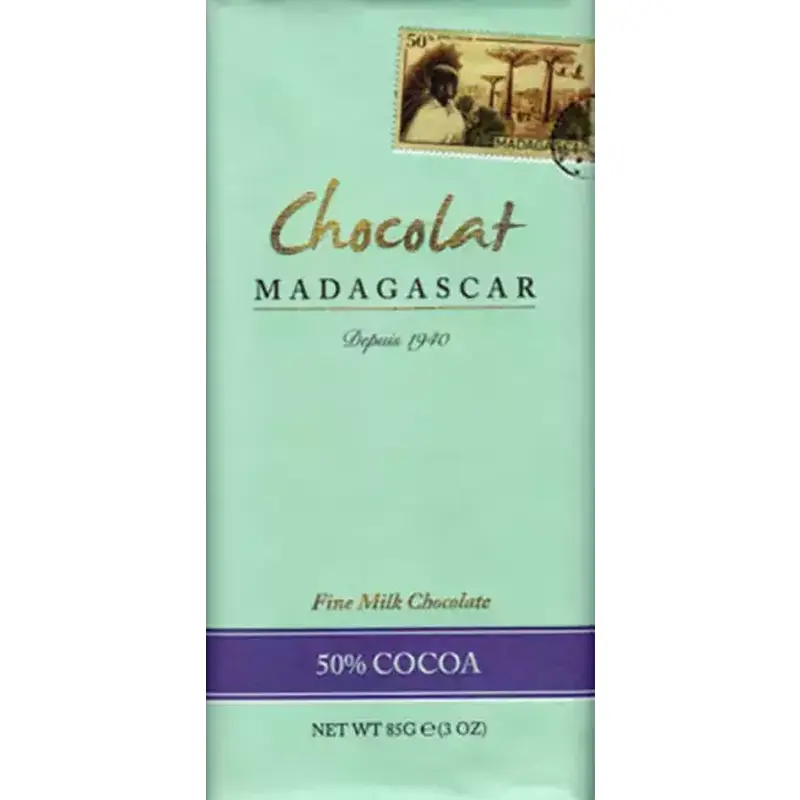 Milchschokolade aus Madagaskar von Chocolate Madagascar 50% Kakaogehalt