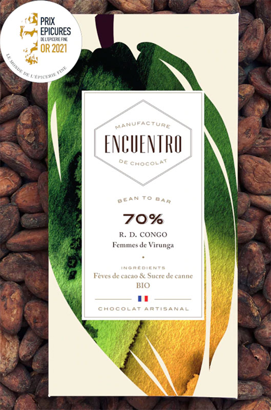 ENCUENTRO | Dunkle Schokolade »Congo - Femmes de Virunga« 70% | BIO | 75g