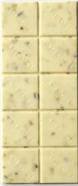 Weiße Schokolade mit Pistazien 