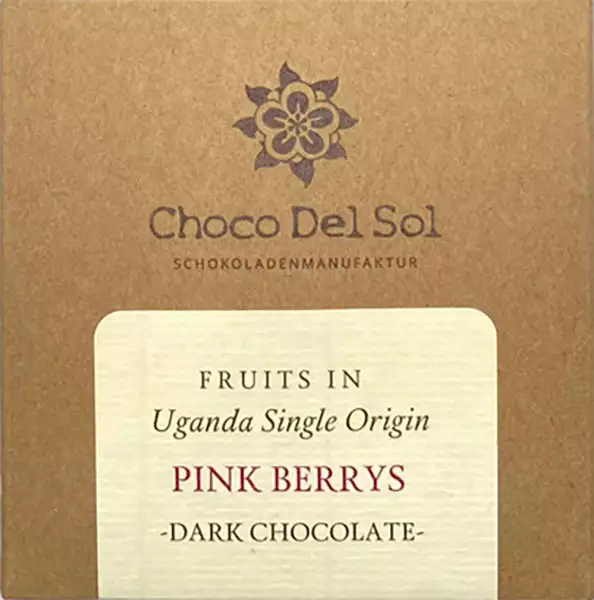 CHOCO DEL SOL | Schokoladendragees Rote Früchte »Pink Berries« 78% | BIO | 100g
