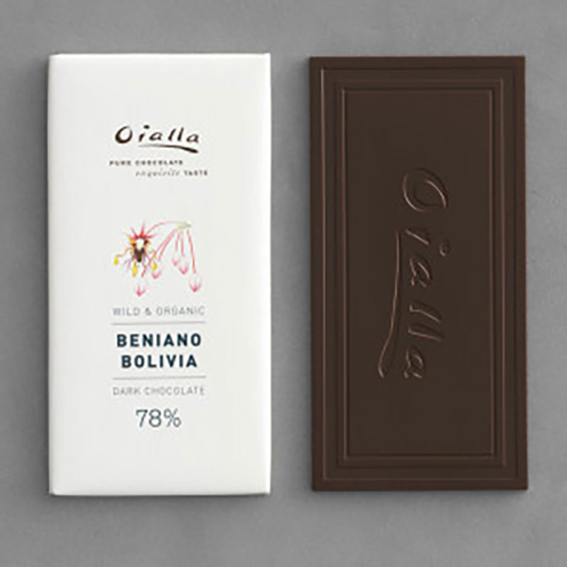 OIALLA Dunkle Schokolade »Beniano Bolivia« 78% | 60g OIALLA Dunkle Schokolade »Beniano Bolivia« 78%