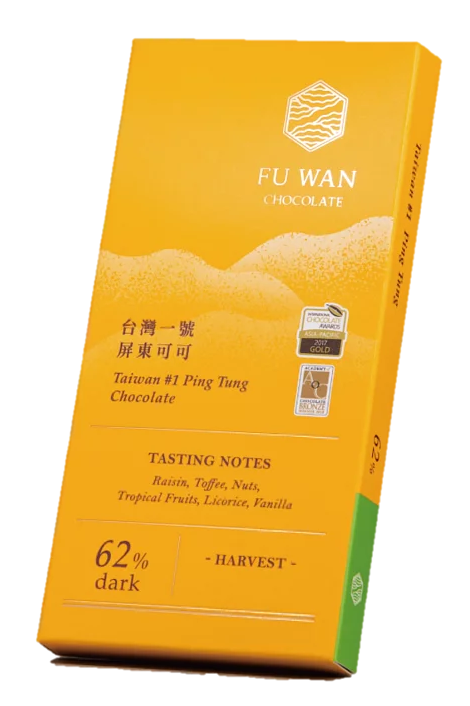 FU WAN Schokolade aus taiwan 62% kakaogehalt