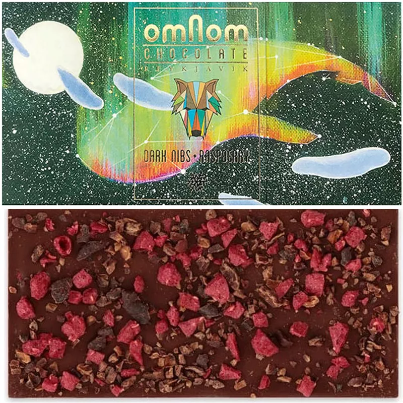 Schokolade mit Himbeeren Raspberry von Omnom