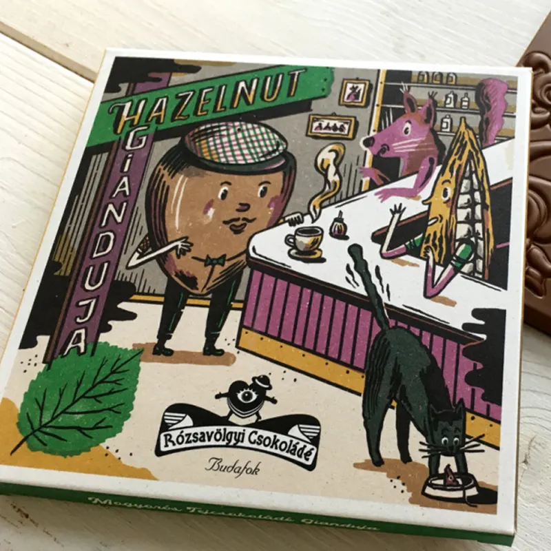 Hazelnut Nuß Gianduja Schokolade von Rozsavolgyi Csokolade Ungarn