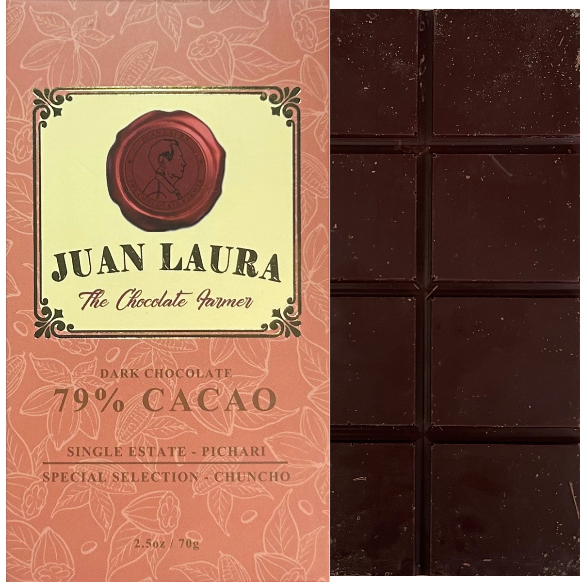 JUAN LAURA | Dunkle Schokolade Peru »Pichari – Chuncho« 79% | 70g