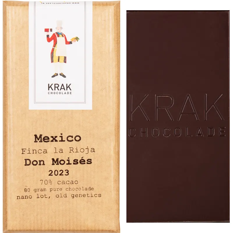 KRAK Chocolade | Dunkle Schokolade Mexico »Don Moisés« 70% | 80g KRAK Chocolade | Dunkle Schokolade Mexico »Don Moisés« 70% | 80g