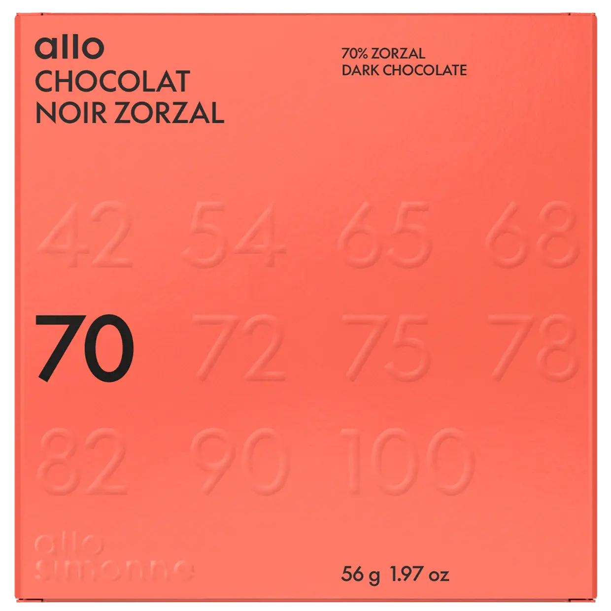 Zorzal Schokolade von Allo Simonne