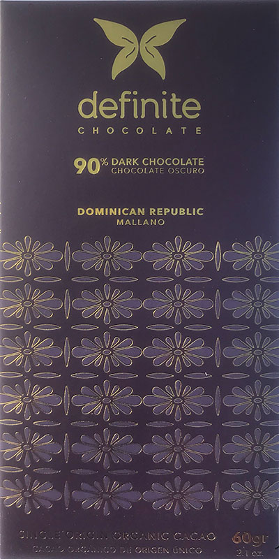 DEFINITE | Dunkle Schokolade »Dominikanische Republik« 90% | 60g