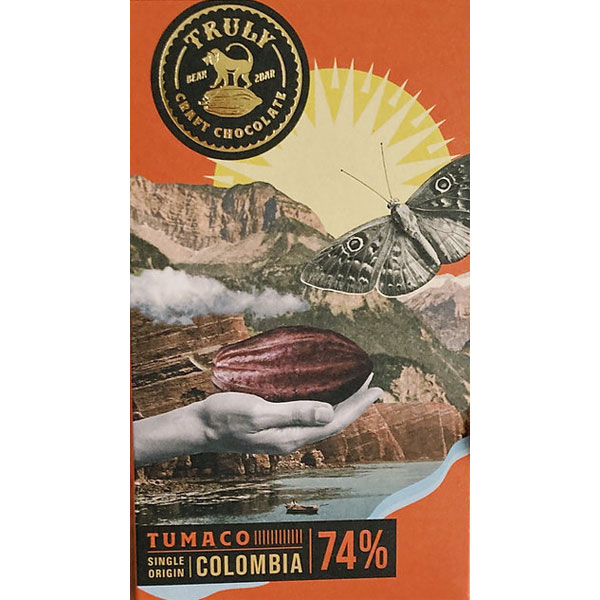TRULY | Dunkle Schokolade »Tumaco- Columbia 74% | 60g