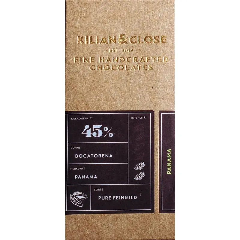 Panama Schokolade vegan von Kilian Close Waren Müritz