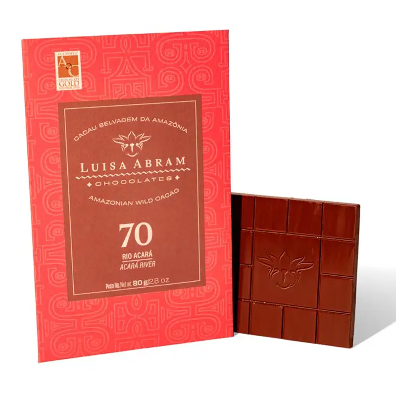 LUISA ABRAM Chocolate | Dunkle Schokolade »Brasilien - Rio Acará« 70% | 80g Brasilianische Schokolade von Luisa Abram