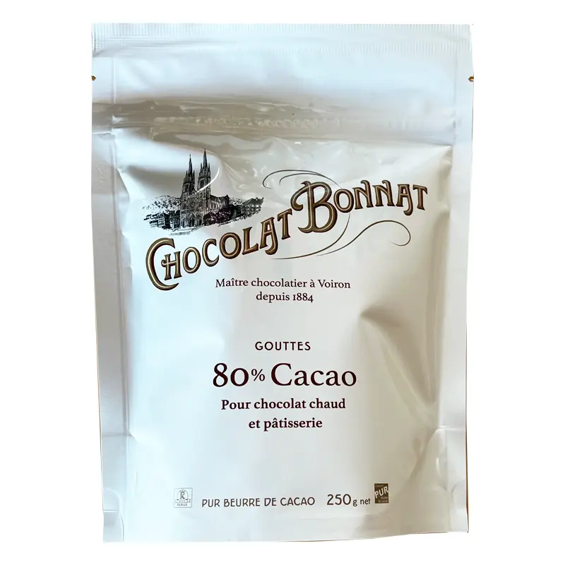 Schokolandetropfen 80% von Chocolate Bonnat Frankreich