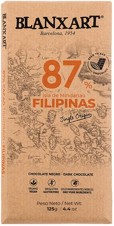 87% Schokolade Filipinas von Blanxart Spanien