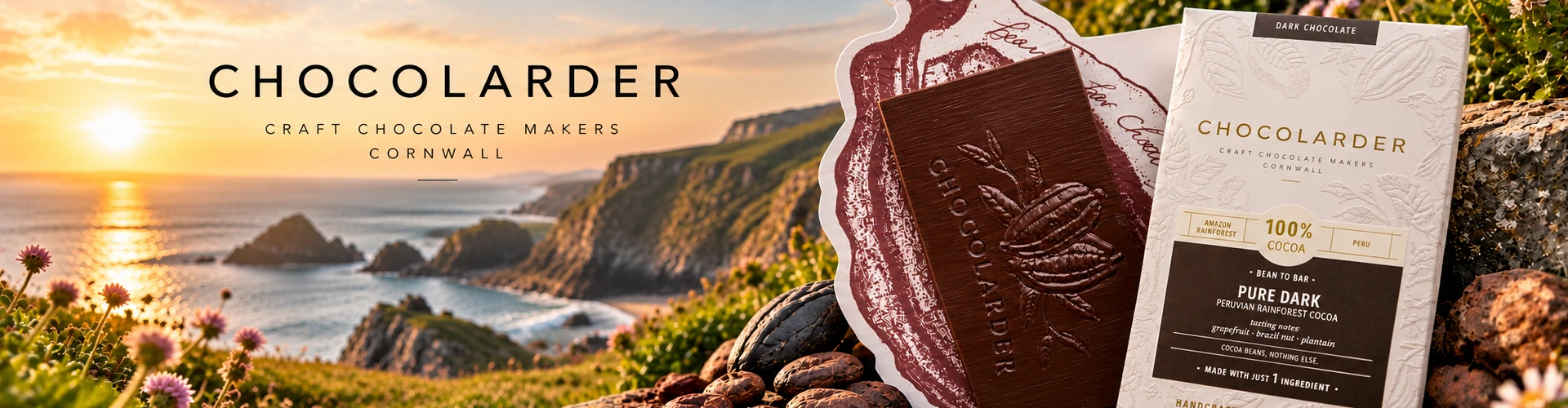 Feinste Bean to Bar Schokoladen aus Cornwall von Chocolarder