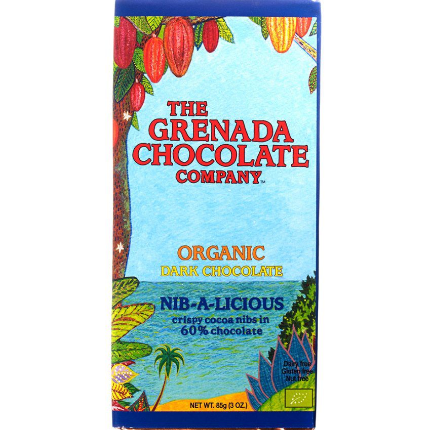 GRENADA Chocolate Company Schokolade & Nibs »Grenada« 60% | 85g GRENADA Chocolate Company Schokolade & Nibs »Grenada« 60% | 85g