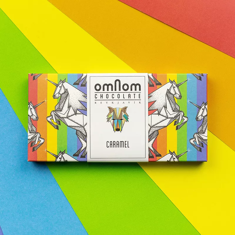 Caramel Milchschokolade von Omnom mit Karamell