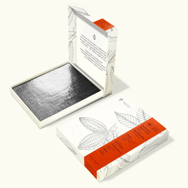 TO'AK | Schokolade »Barbados Rum Casc– Harvest 2021« Aged 75,5% | 50g Barbados Rum Cask Aged Schokolade von Toak